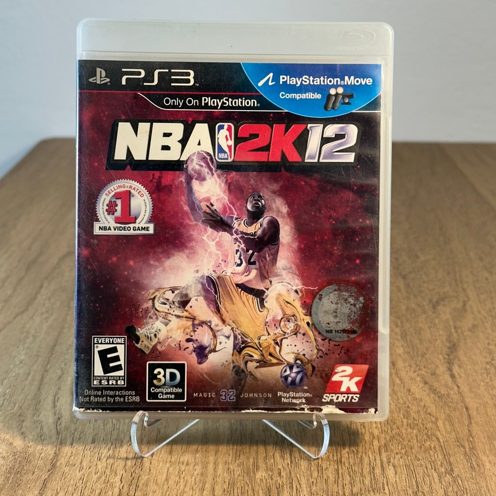 2K Sports NBA 2K12 Sony PlayStation 3 PS3 Fair Condition Magic Johnson Cover